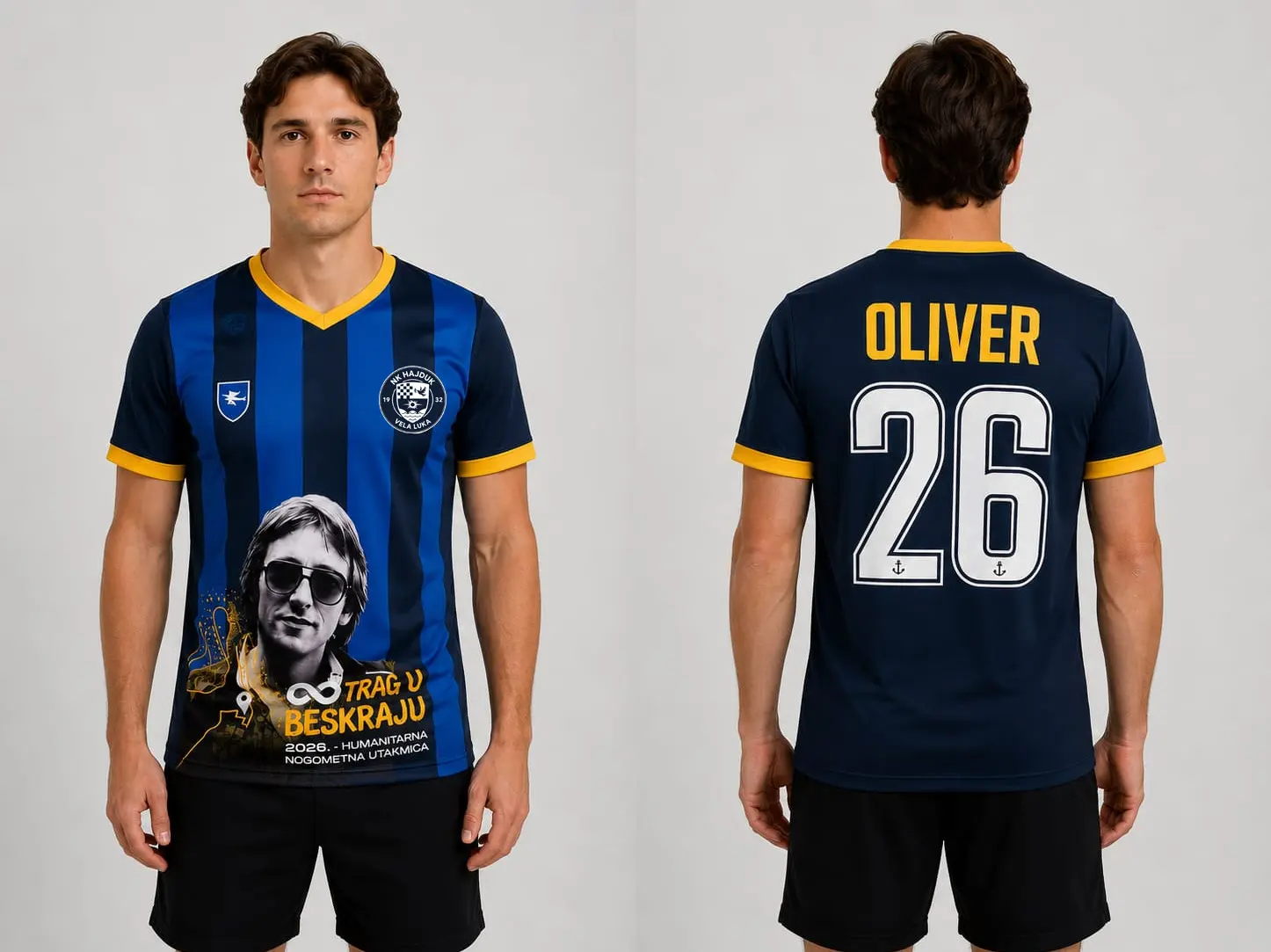 "Trag u beskraju" Jersey — Navy