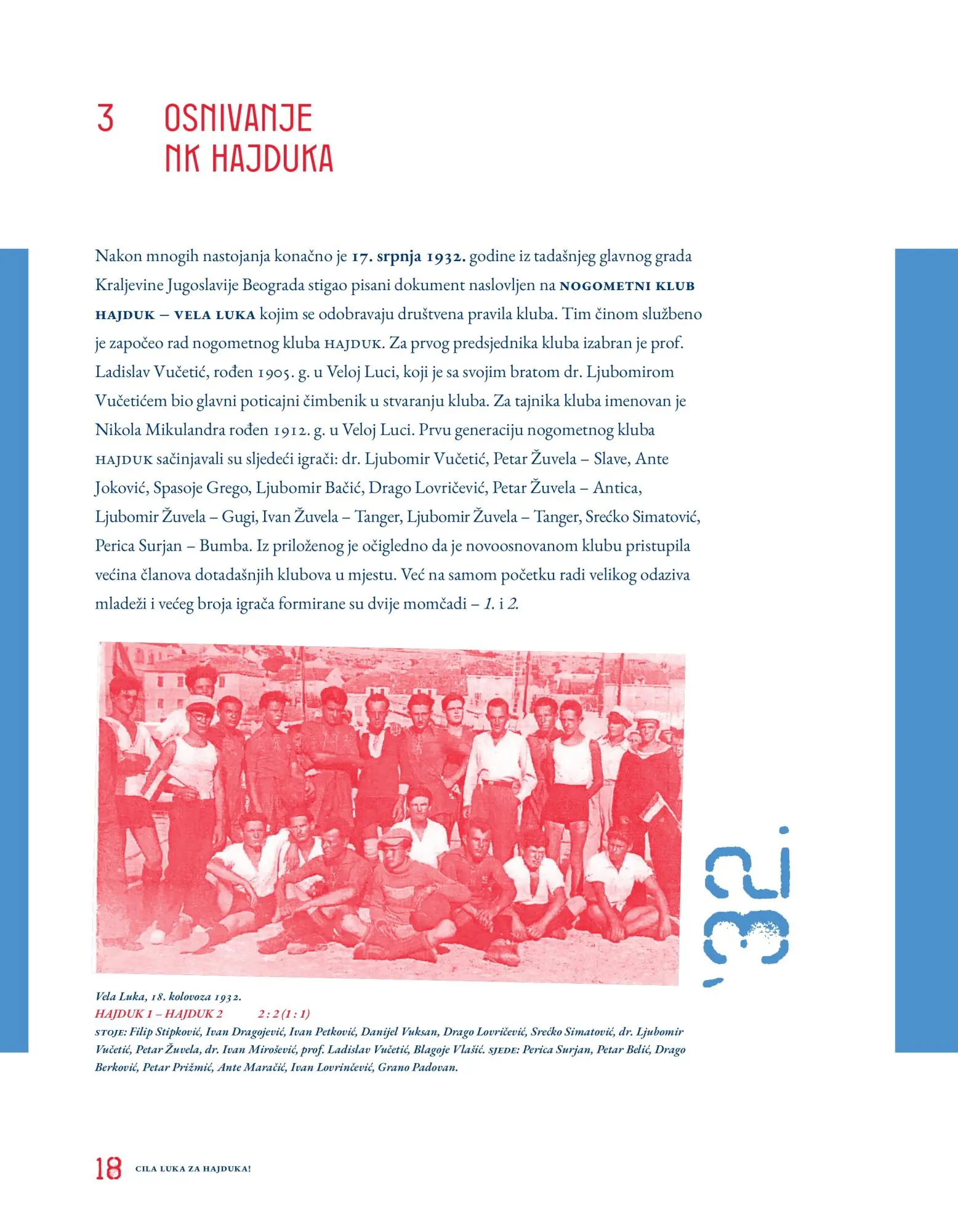 Monografija NK Hajduk Vela Luka 1932. – 2022. 4